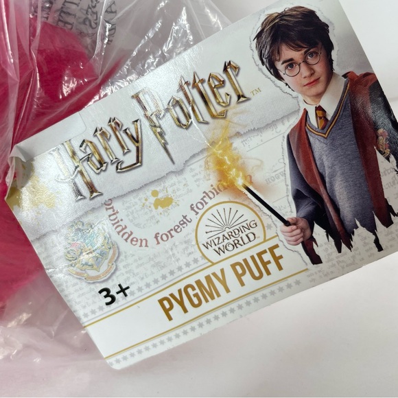 Wizarding World Harry Potter Pink Pygmy Puff Plush The Noble Collection NEW - Picture 2 of 9